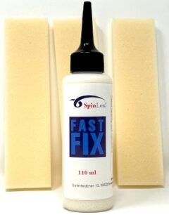 SpinLord rubber glue Fast Fix (110 ml), VOC-free.