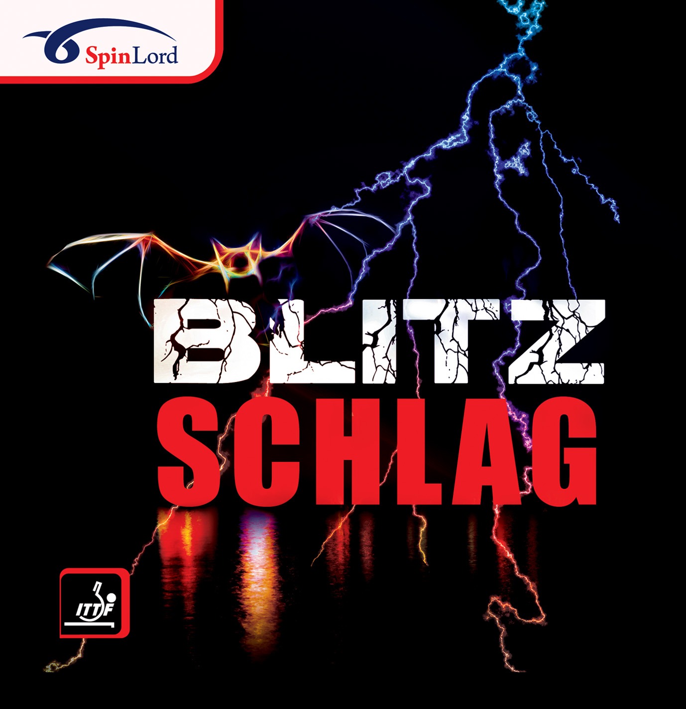 Spinlord Blitzschlag Table Tennis and Ping Pong Rubber Choose Color & Thickness 